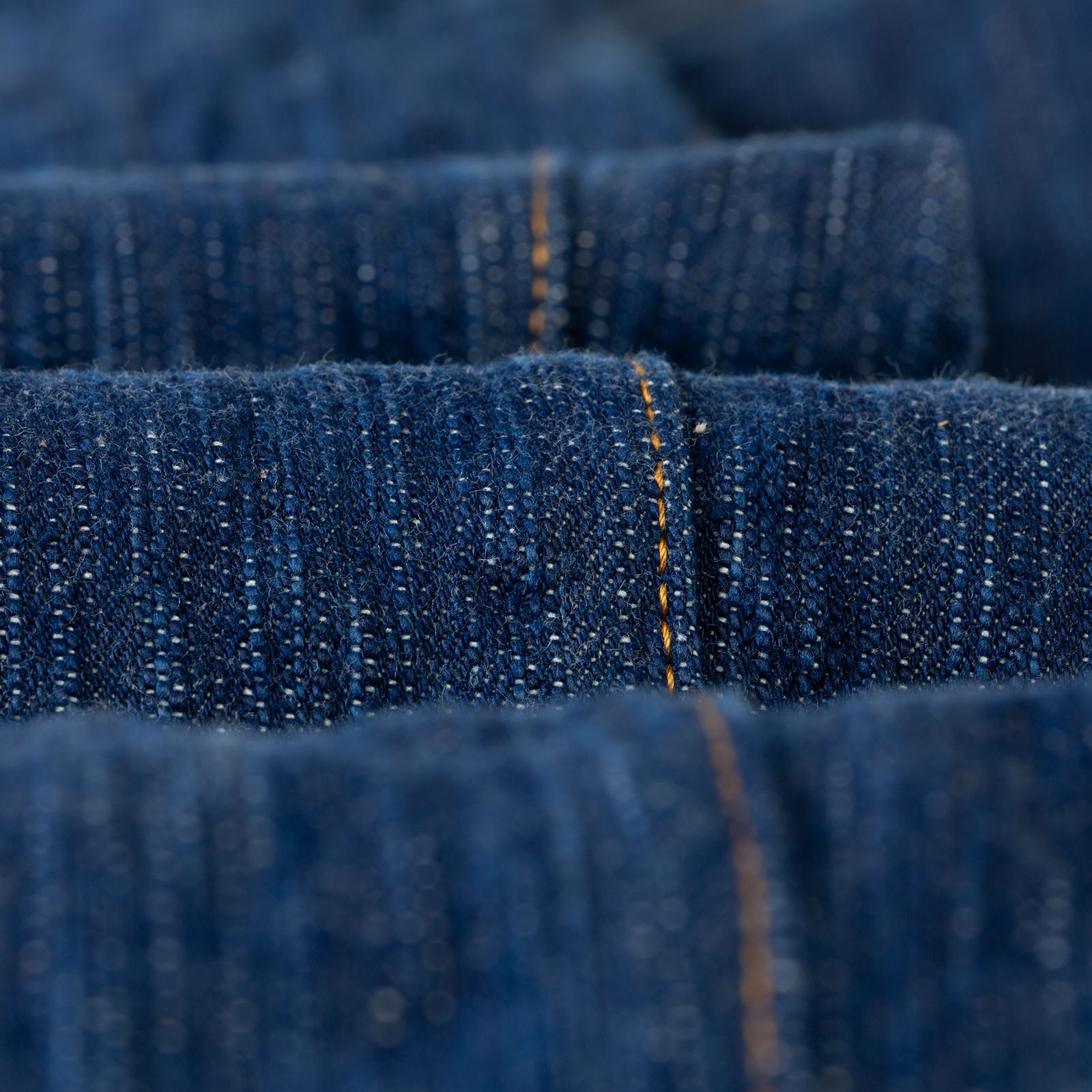 ONI Denim 274 Awa Shōai Natural Indigo Selvedge closeup